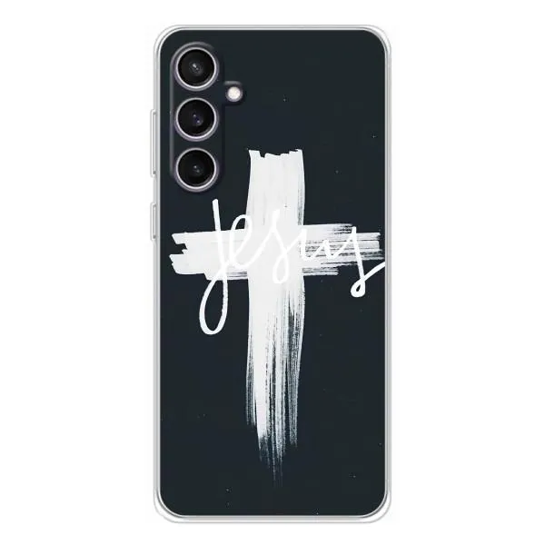Чехол с принтом «Иисус» для Samsung Galaxy S24 FE Чехол с принтом «Иисус» для Samsung Galaxy S24 FE