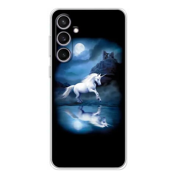 Чехол с принтом «Единорог» для Samsung Galaxy S24 FE
