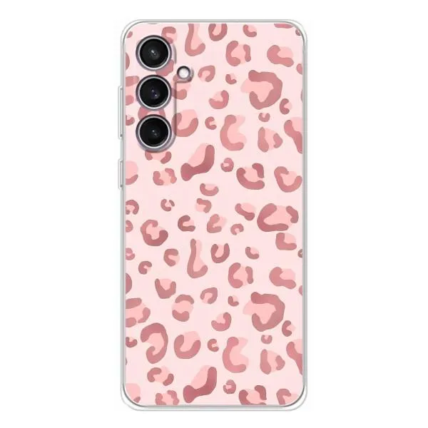 Чехол с принтом «Розовый леопард» для Samsung Galaxy S24 FE