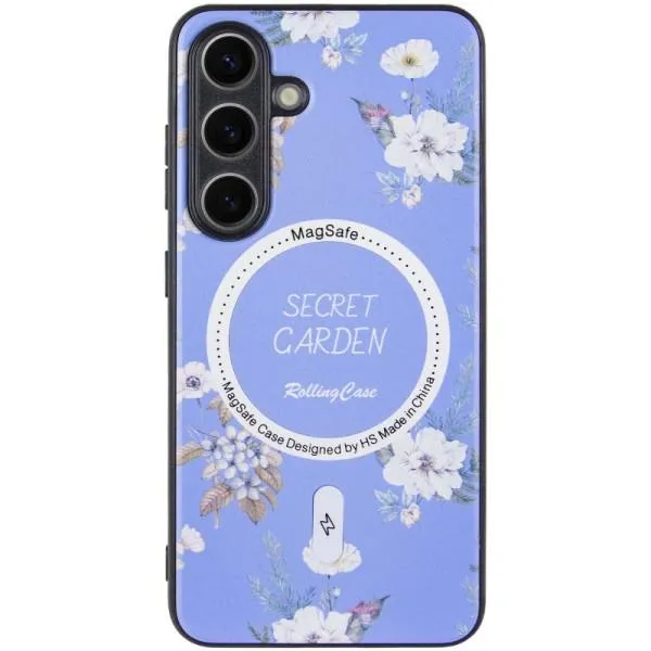 TPU+PC чехол Secret Garden with Magnetic Fit для Samsung Galaxy S24+ — Лиловый — фото 4 TPU+PC чехол Secret Garden with Magnetic Fit для Samsung Galaxy S24+ — Лиловый — фото 4