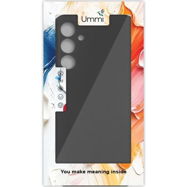Чехол Silicone Cover Ummi Lakshmi Full Camera (AA) для Samsung Galaxy S24+ — Черный — фото 3
