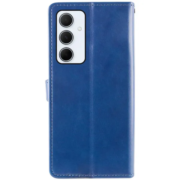 Кожаный чехол-книжка GETMAN Gallant (PU) для Samsung Galaxy S24+ — Синий — фото 2