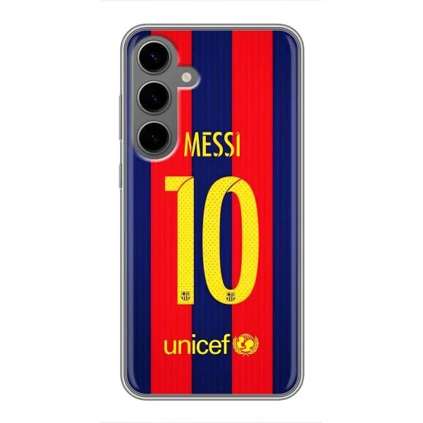 Чехол с принтом «Messi Barca 10» для Samsung Galaxy S24 Plus