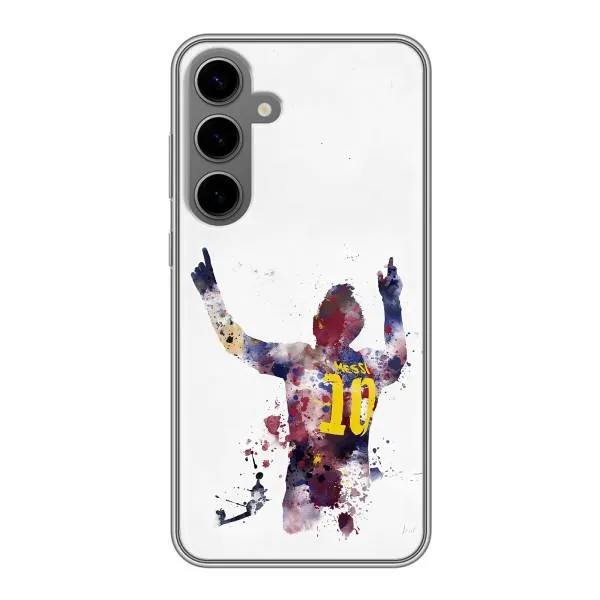 Чехол с принтом «Messi Barca» для Samsung Galaxy S24 Plus