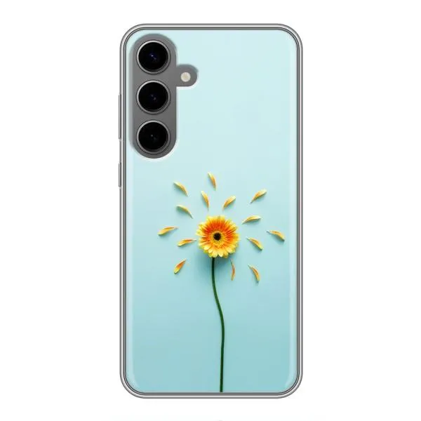 Чехол с принтом «Желтый цветок» для Samsung Galaxy S24 Plus Чехол с принтом «Желтый цветок» для Samsung Galaxy S24 Plus