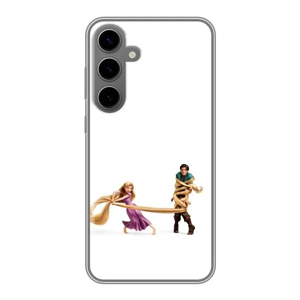 Чехол с принтом «Рапунцель и Флин» для Samsung Galaxy S24 Plus