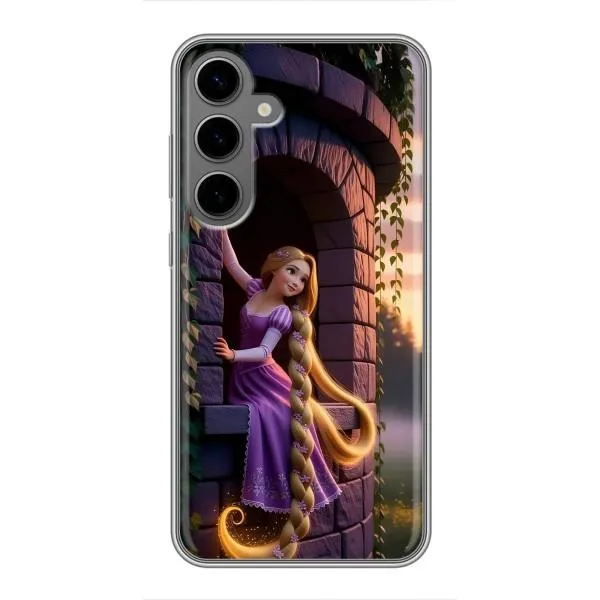 Чехол с принтом «Рапунцель на башне» для Samsung Galaxy S24 Plus