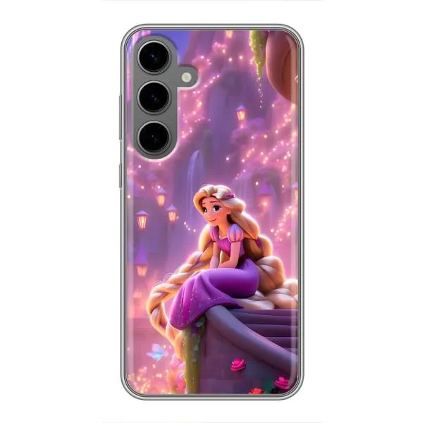 Чехол с принтом «Рапунцель в замке» для Samsung Galaxy S24 Plus