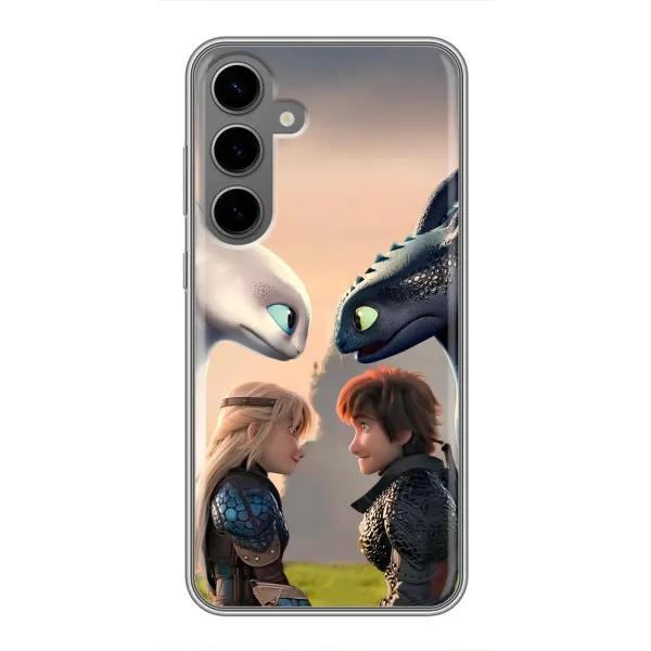 Чехол с принтом «Иккинг и Астрид» для Samsung Galaxy S24 Plus Чехол с принтом «Иккинг и Астрид» для Samsung Galaxy S24 Plus