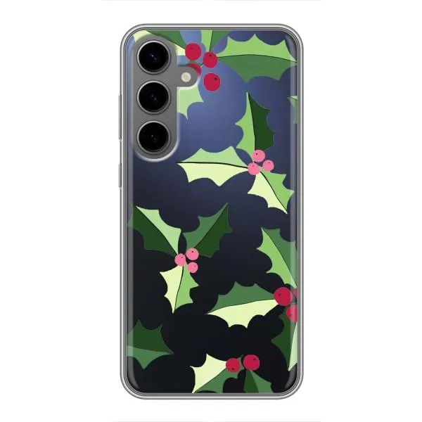 Чехол с принтом «Рождественский фон» для Samsung Galaxy S24 Plus Чехол с принтом «Рождественский фон» для Samsung Galaxy S24 Plus