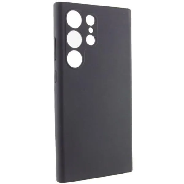 Чехол Silicone Cover Lakshmi Full Camera (AAA) для Samsung Galaxy S24 Ultra — Черный — фото 2