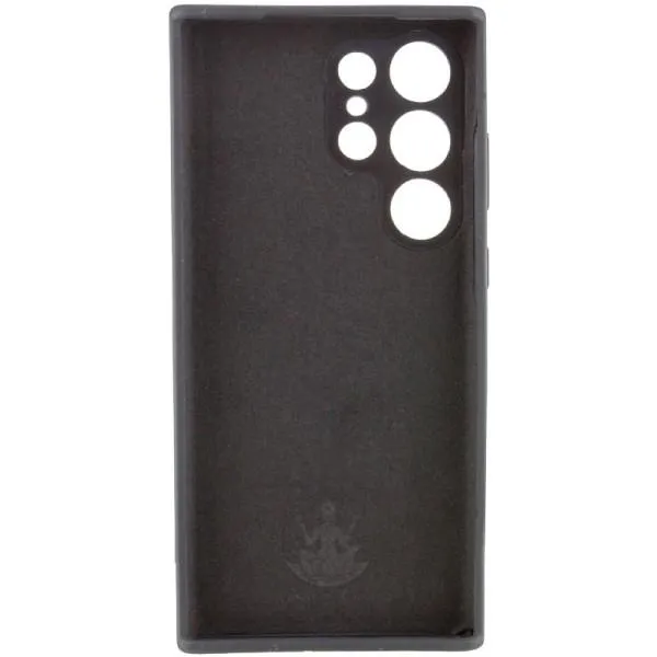 Чехол Silicone Cover Lakshmi Full Camera (AAA) для Samsung Galaxy S24 Ultra — Черный — фото 3