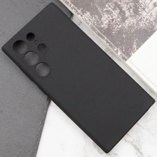Чехол Silicone Cover Lakshmi Full Camera (AAA) для Samsung Galaxy S24 Ultra — Черный — фото 5