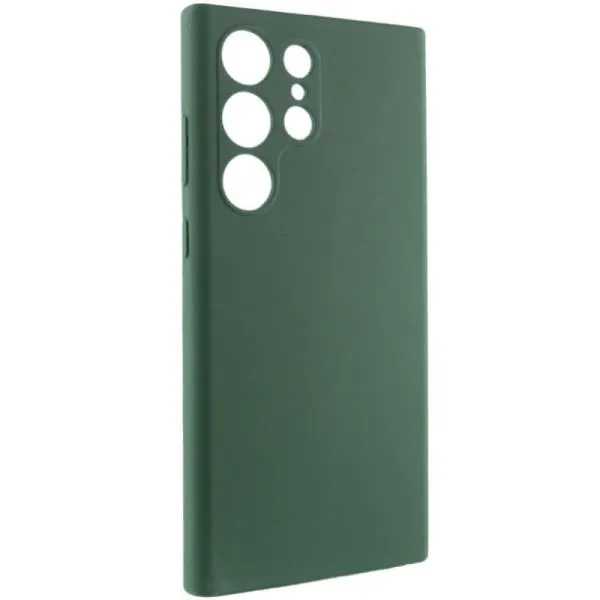 Чехол Silicone Cover Lakshmi Full Camera (AAA) для Samsung Galaxy S24 Ultra — Зеленый — фото 2