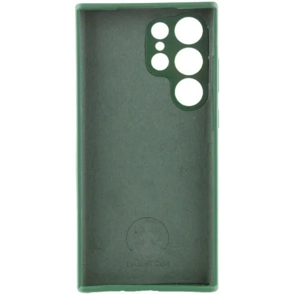 Чехол Silicone Cover Lakshmi Full Camera (AAA) для Samsung Galaxy S24 Ultra — Зеленый — фото 3