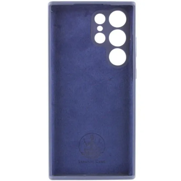 Чехол Silicone Cover Lakshmi Full Camera (AAA) для Samsung Galaxy S24 Ultra — Темно-синий — фото 2