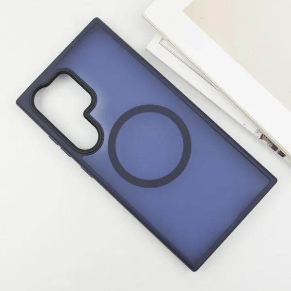 Чехол Ummi Colorful with Magnetic Fit для Samsung Galaxy S24 Ultra — Синий — фото 3