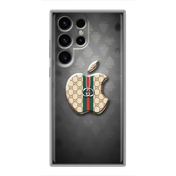 Чехол с принтом «Apple gucci» для Samsung Galaxy S24 Ultra Чехол с принтом «Apple gucci» для Samsung Galaxy S24 Ultra