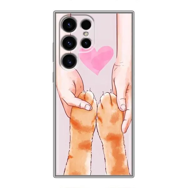 Чехол с принтом «Любовь к котикам» для Samsung Galaxy S24 Ultra Чехол с принтом «Любовь к котикам» для Samsung Galaxy S24 Ultra
