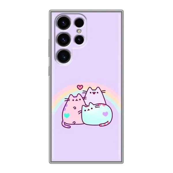Чехол с принтом «Радужные котики» для Samsung Galaxy S24 Ultra Чехол с принтом «Радужные котики» для Samsung Galaxy S24 Ultra