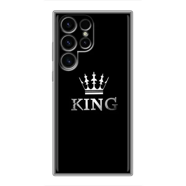 Чехол с принтом «KING» для Samsung Galaxy S24 Ultra