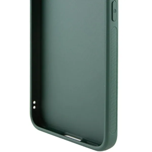 Кожаный чехол Xshield для Samsung Galaxy S24 — Зеленый — фото 3