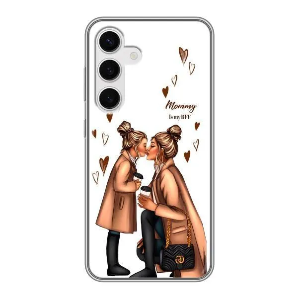 Чехол с принтом «Дочка и мама» для Samsung Galaxy S24 Чехол с принтом «Дочка и мама» для Samsung Galaxy S24
