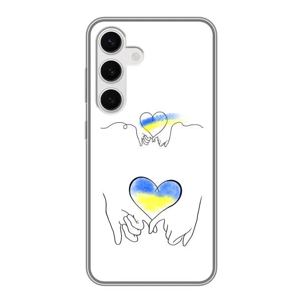 Чехол с принтом «Мир Украине» для Samsung Galaxy S24 Чехол с принтом «Мир Украине» для Samsung Galaxy S24