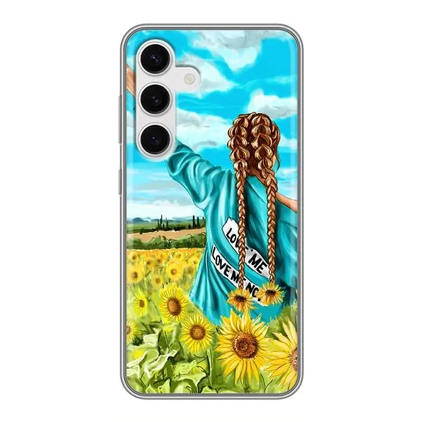 Чехол с принтом «Украиночка» для Samsung Galaxy S24 Чехол с принтом «Украиночка» для Samsung Galaxy S24