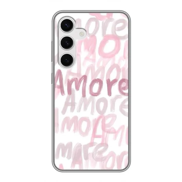 Чехол с принтом «Аморе любовь» для Samsung Galaxy S24