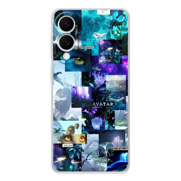 Чехол с принтом «коллаж Аватар» для Samsung Galaxy S25 Edge Чехол с принтом «коллаж Аватар» для Samsung Galaxy S25 Edge