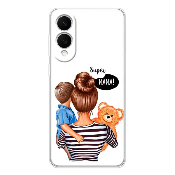 Чехол с принтом «Мама с сыном» для Samsung Galaxy S25 Edge Чехол с принтом «Мама с сыном» для Samsung Galaxy S25 Edge