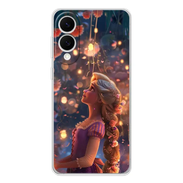 Чехол с принтом «Рапунцель фонарики» для Samsung Galaxy S25 Edge