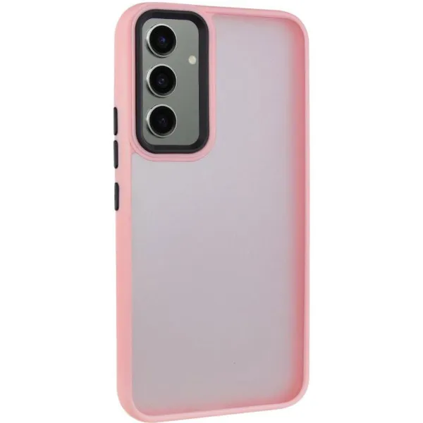 Чехол TPU+PC Lyon Frosted для Samsung Galaxy S25 FE — Розовый — фото 1 Чехол TPU+PC Lyon Frosted для Samsung Galaxy S25 FE — Розовый — фото 1