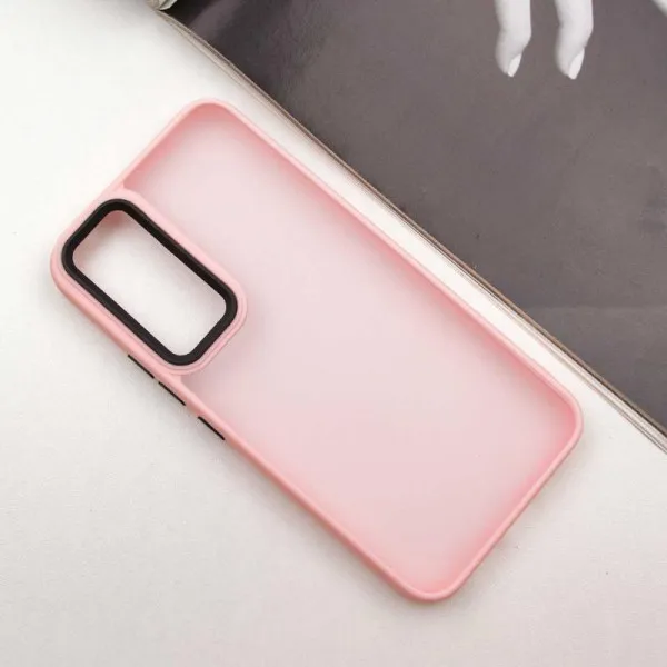 Чехол TPU+PC Lyon Frosted для Samsung Galaxy S25 FE — Розовый — фото 2 Чехол TPU+PC Lyon Frosted для Samsung Galaxy S25 FE — Розовый — фото 2