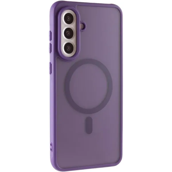 Чехол TPU Bloom with Magnetic Fit для Samsung Galaxy S25 FE — Фиолетовый — фото 1 Чехол TPU Bloom with Magnetic Fit для Samsung Galaxy S25 FE — Фиолетовый — фото 1