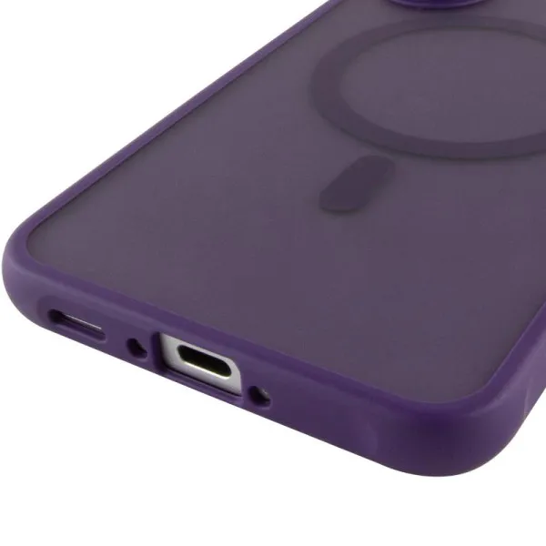 Чехол TPU Bloom with Magnetic Fit для Samsung Galaxy S25 FE — Фиолетовый — фото 5 Чехол TPU Bloom with Magnetic Fit для Samsung Galaxy S25 FE — Фиолетовый — фото 5