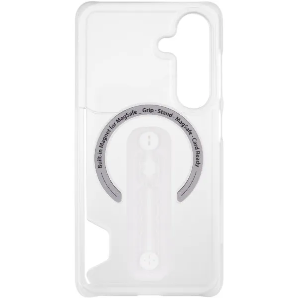 Чехол PC Soft Mist with Magnetic Fit для Samsung Galaxy S25+ / S24+ — Прозрачный — фото 4