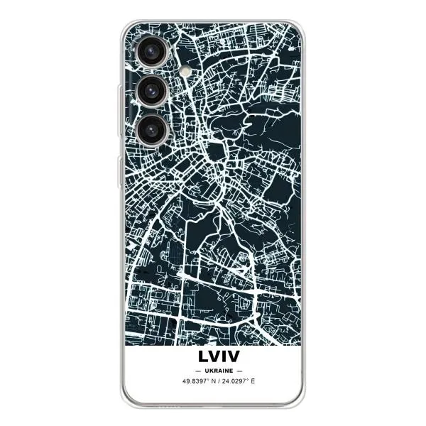 Чехол с принтом «Львов» для Samsung Galaxy S25 Plus Чехол с принтом «Львов» для Samsung Galaxy S25 Plus