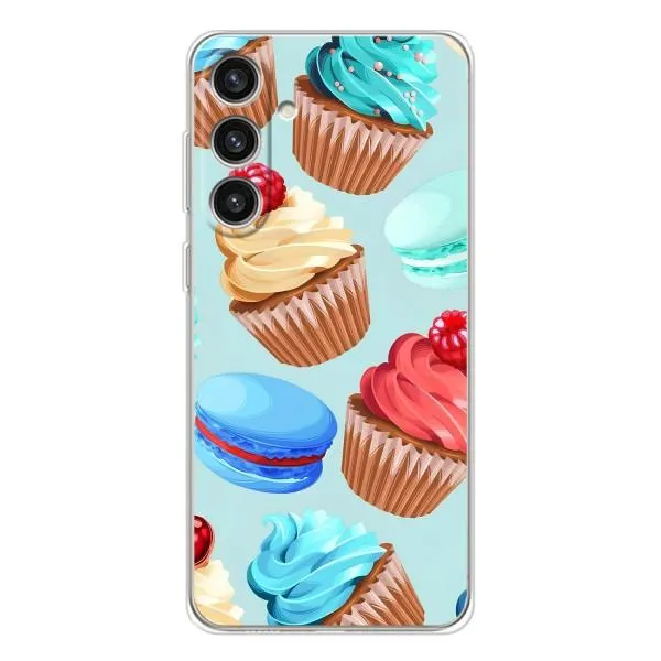 Чохол з принтом «Кексики» для Samsung Galaxy S25 Plus Чохол з принтом «Кексики» для Samsung Galaxy S25 Plus