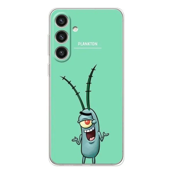 Чохол з принтом «Персонаж Планктон» для Samsung Galaxy S25 Plus Чохол з принтом «Персонаж Планктон» для Samsung Galaxy S25 Plus