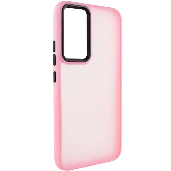 Чехол TPU+PC Lyon Frosted для Samsung Galaxy S25 Ultra — Розовый — фото 1