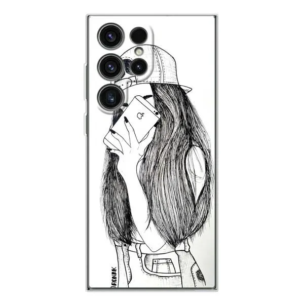 Чохол з принтом «Фото дівчини» для Samsung Galaxy S25 Ultra