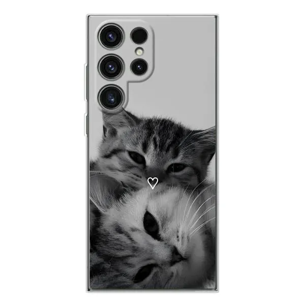 Чехол с принтом «Пара котов» для Samsung Galaxy S25 Ultra