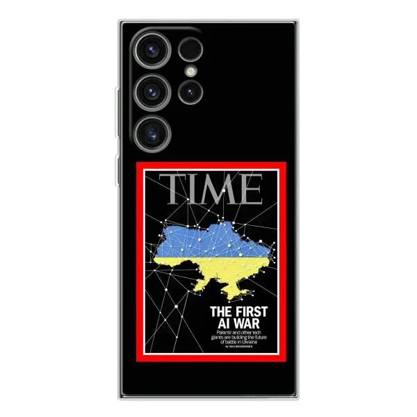 Чехол с принтом «TIME Ukraine» для Samsung Galaxy S25 Ultra Чехол с принтом «TIME Ukraine» для Samsung Galaxy S25 Ultra