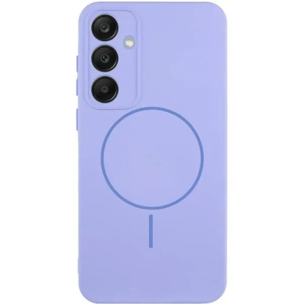 Чехол Silicone Cover Lakshmi Full Camera (AA) with Magnetic Fit для Samsung Galaxy S25 — Сиреневый — фото 1 Чехол Silicone Cover Lakshmi Full Camera (AA) with Magnetic Fit для Samsung Galaxy S25 — Сиреневый — фото 1