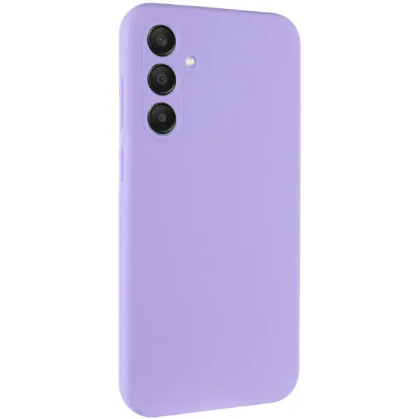 Чехол Silicone Cover Lakshmi Full Camera (AAA) для Samsung Galaxy S25 — Сиреневый — фото 1