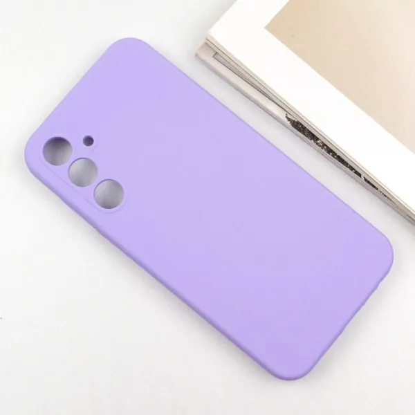 Чехол Silicone Cover Lakshmi Full Camera (AAA) для Samsung Galaxy S25 — Сиреневый — фото 5