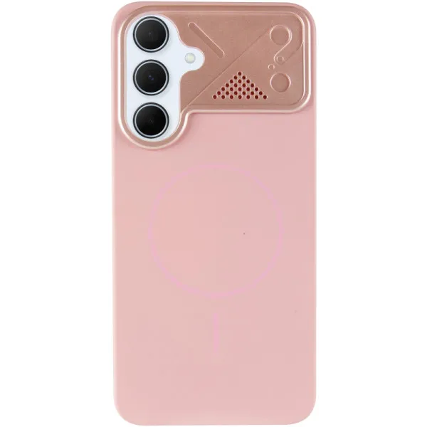 Чехол PC Synq with Magnetic Fit для Samsung Galaxy S25 — Розовый — фото 2