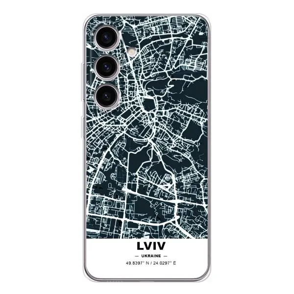 Чехол с принтом «Львов» для Samsung Galaxy S25 Чехол с принтом «Львов» для Samsung Galaxy S25